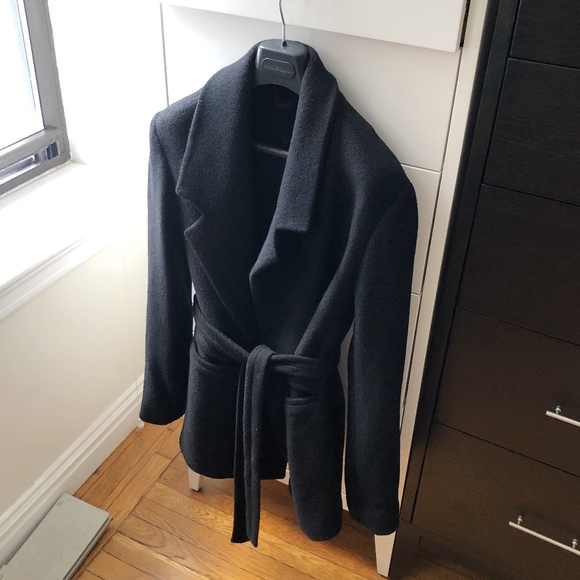 NID DE GUÊPES Men's Wool Robe Coat - Picture 3 of 5